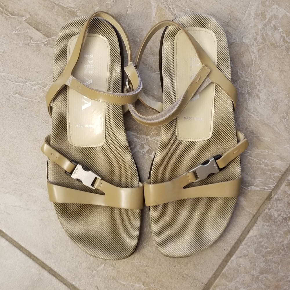Prada nude sandals